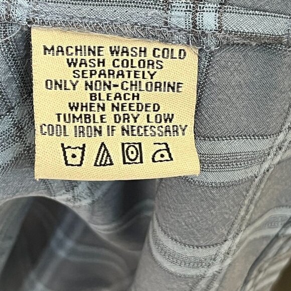 JAMACIA‎ Jaxx Mens Blue Plaid Print Short Sleeve Shirt Size XL - Picture 4 of 8